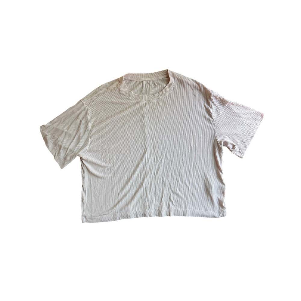 American Eagle Soft & Sexy Ribbed Tee Blush Pink XS